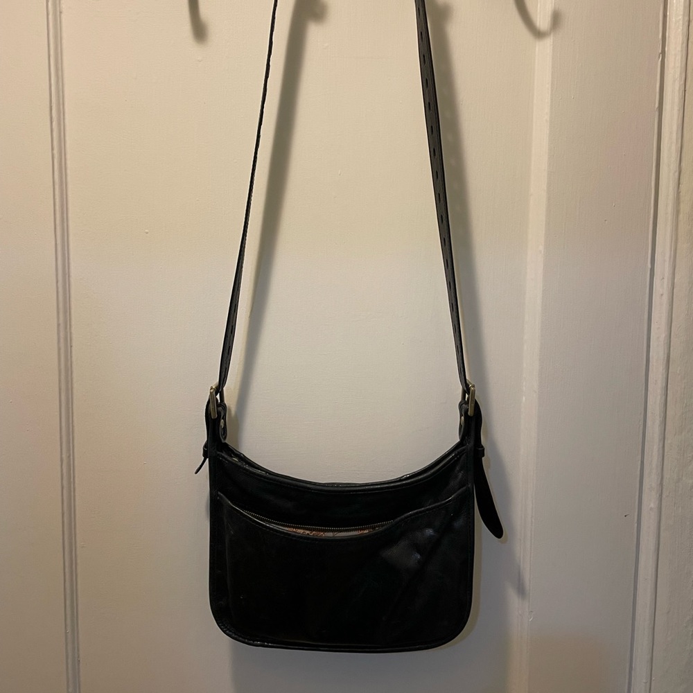 Fossil leather cross body bag